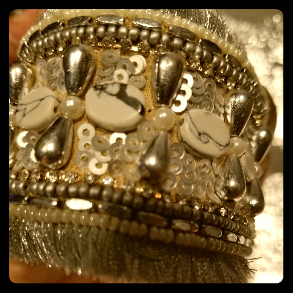 Bohemian Beaded Bangle